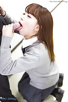 Holding cock sucking cock head