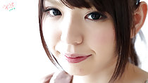 Ayana with her cute face framed by her hair
