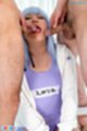 Natsumi hayakawa licking cock oral sex threesome
