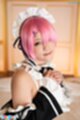Wearing maid uniform