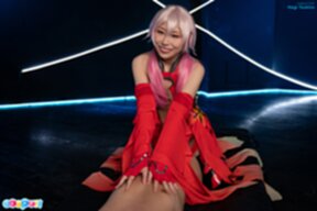 Nagi Tsukino astride naked man riding cock and creampied