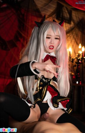 Ria Kurum spit swapping and face sitting while giving handjob