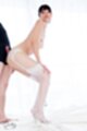 Giving assjob in stockings high heels