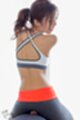 Rin miura giving assjob in workout gear hair in ponytail
