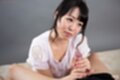 Giving handjob on her knees