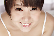 Cutie Rion fondled by group of men and taking bukkake